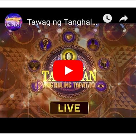 tapatan 190 live|LIVE! .